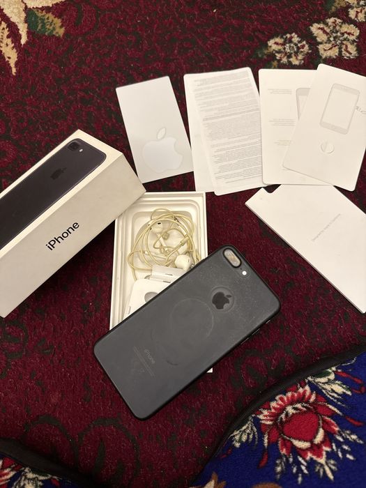 Iphon 7 plus 32гб очилмаган радной ранги кора ёмкость 75 радной