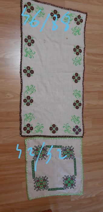 Fete masa si ștergare cusute manual