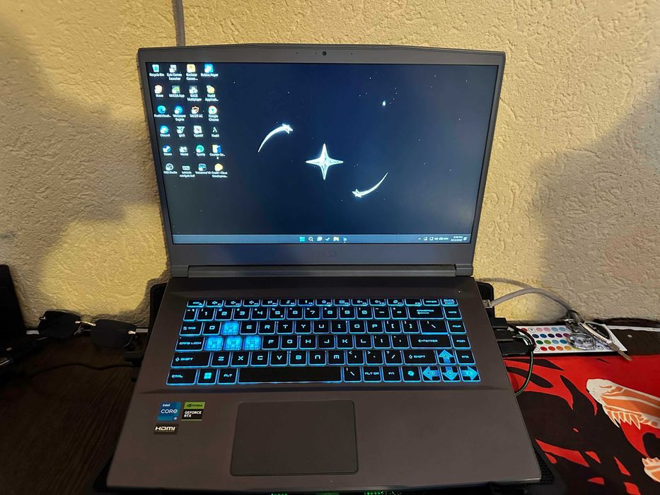 Laptop MSI Thin 15 B12VE gaming