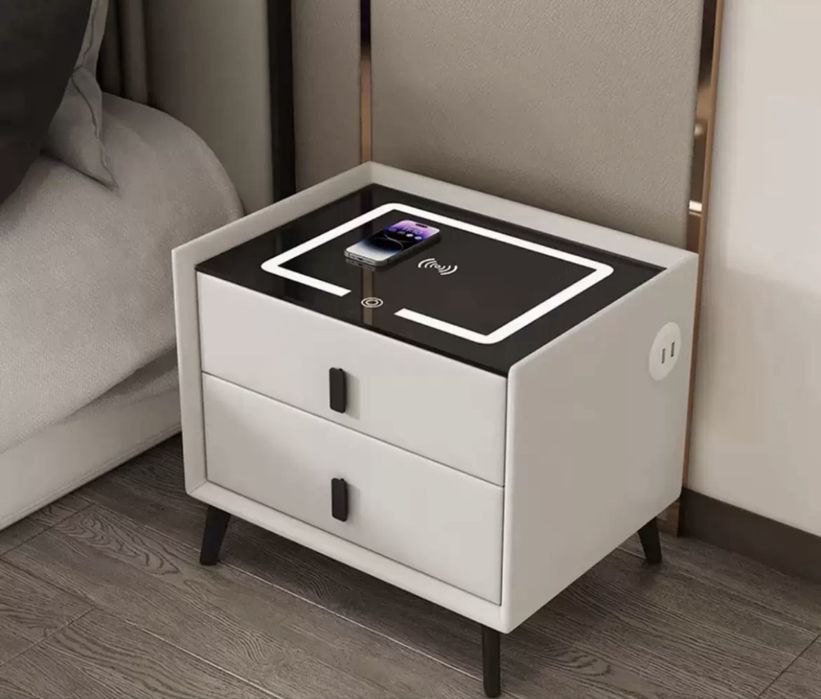 Comoda Smart Alb / Gri / Negru