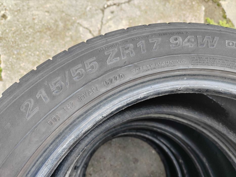 215/55/17 4бр.Kumho Летни гуми
