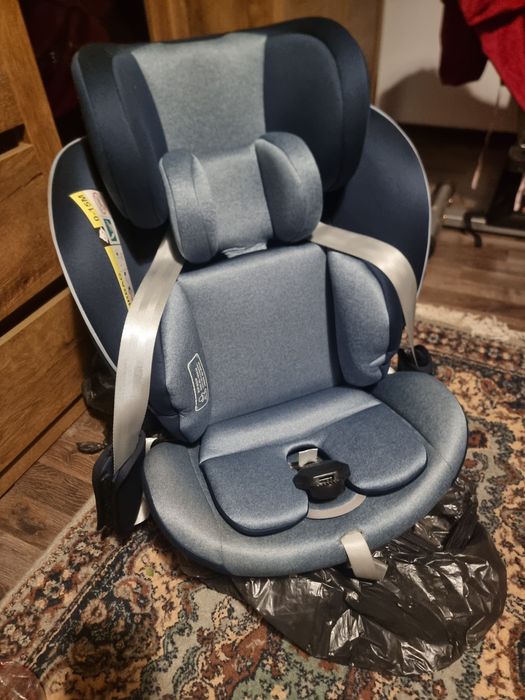 Scaun auto Tweety Plus iSize Buf Boof Blue cu isofix Rotativ 360 grade