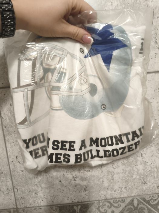 Tricou Bud Spencer original S nou din bumbac alb