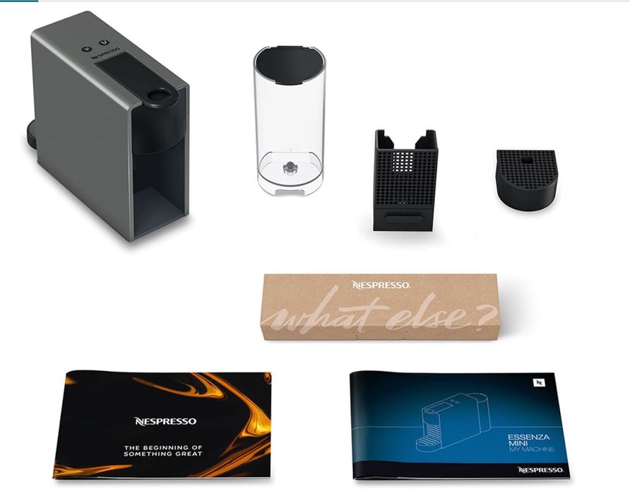 Nespresso Krups XN110B Essenza Mini Grey NOU!