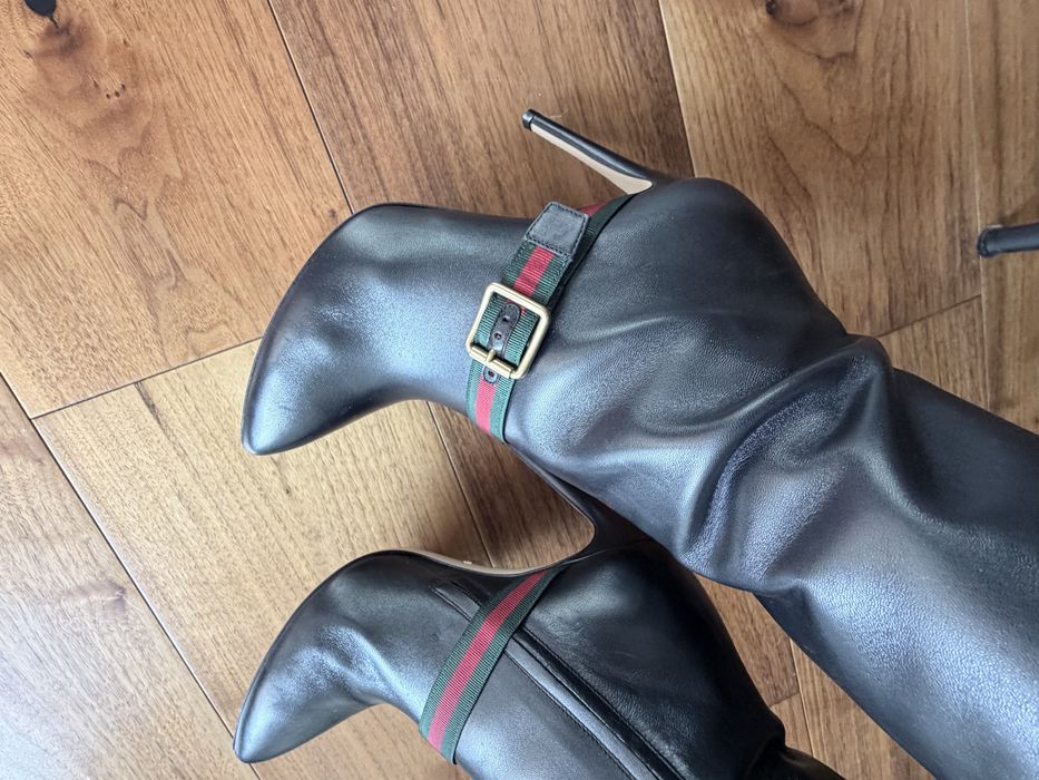 Уникални ботуши Гучи-100% автентични,носени 2-3 пъти