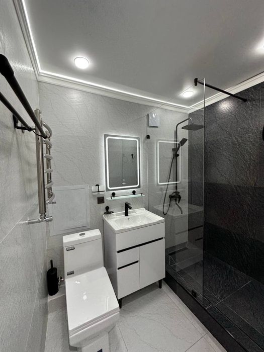 Чиланзар-9 квартал 2в3/комнатная Евроремонт Балкон2/6 Разделка