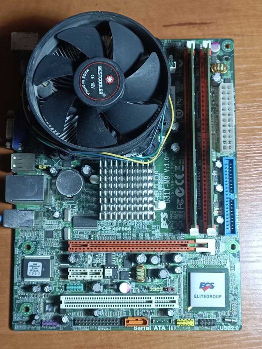 Материнская плата ECS