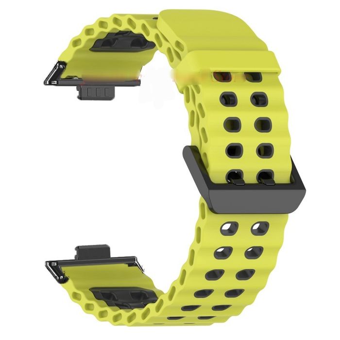 Huawei Watch Fit 3 4 4 Pro / MARINE Двуцветна силиконова каишка