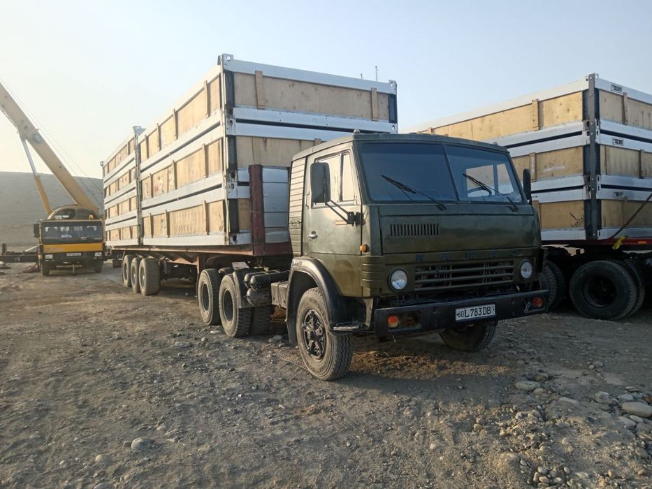 Камаз тягач сотилади холати ало йили 1988 рамаси бутун прицеп 1995