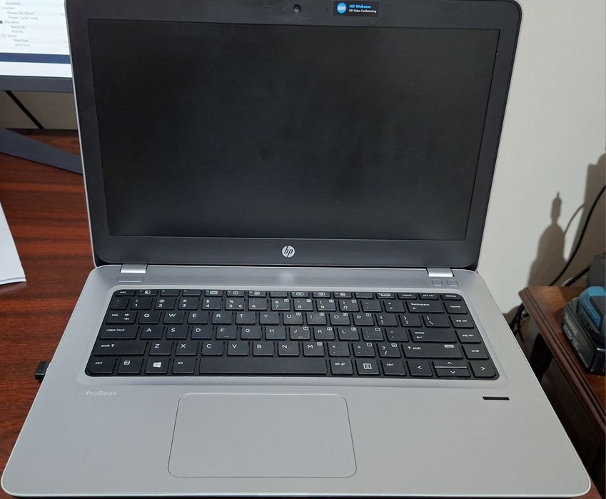 Laptop 14 inch, HP ProBook G4, Intel I7 7500U, display IPS baterie 91%