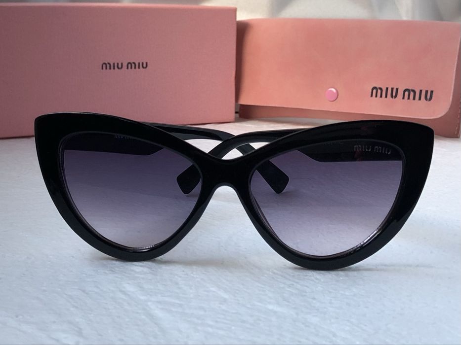 Дамски слънчеви очила котка 2 цвята черни