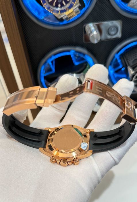 rolex daytona 4130 choholat rubber