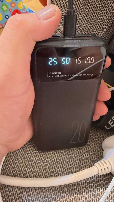 20000mAh Baterie Portabilă, 5V/2A, Dual USB, pentru Telefoane IOS/Android, Tablete și Alte Dispozitive Electronice, Baterie Li-Polymer Călătorii