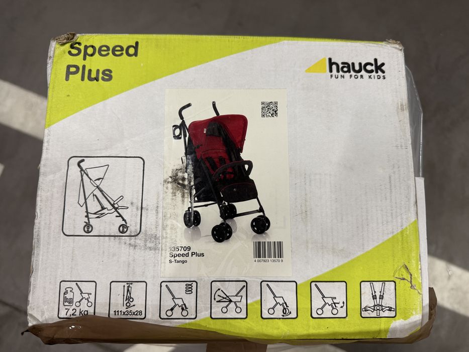 Лятна бебешка количка Hauck Speed Plus S - Tango