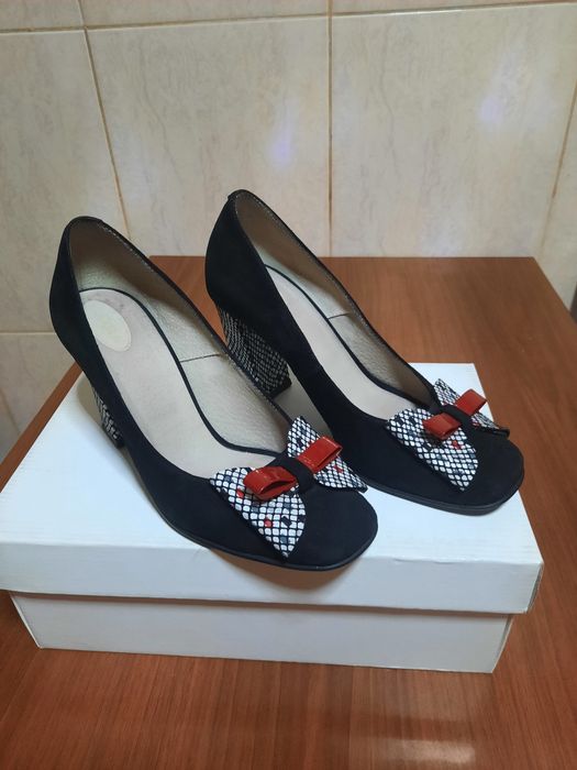 Pantofi piele eleganti nr 37 Raxela