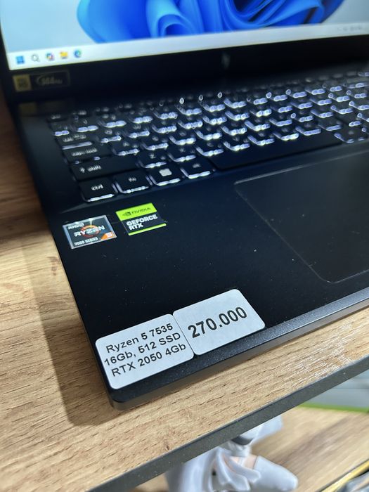Игровой Acer: Ryzen, RTX