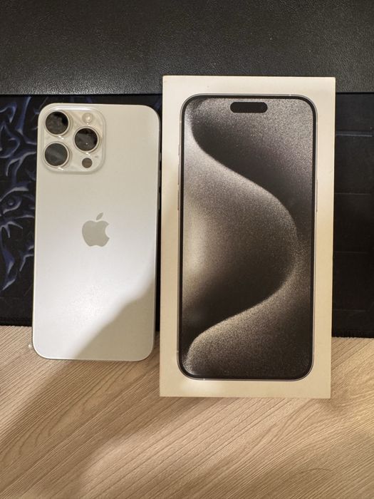 iPhone 15 Pro Max 256GB — идеальное состояние, полный комплект