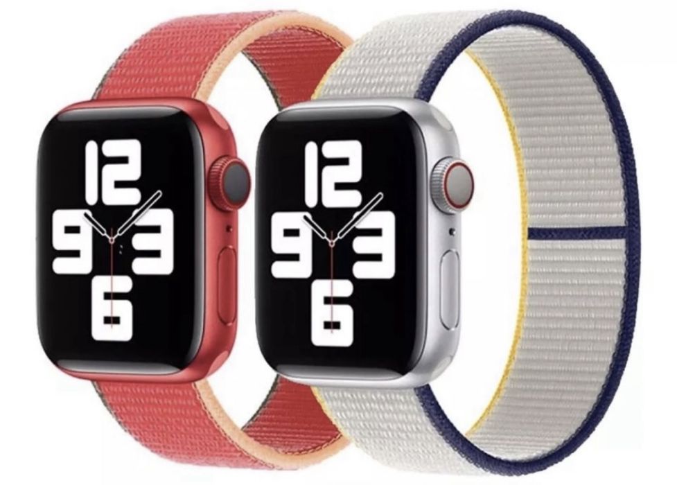 Curea Direct Nylon Style Ceas Apple Watch Husa Folie Silicon