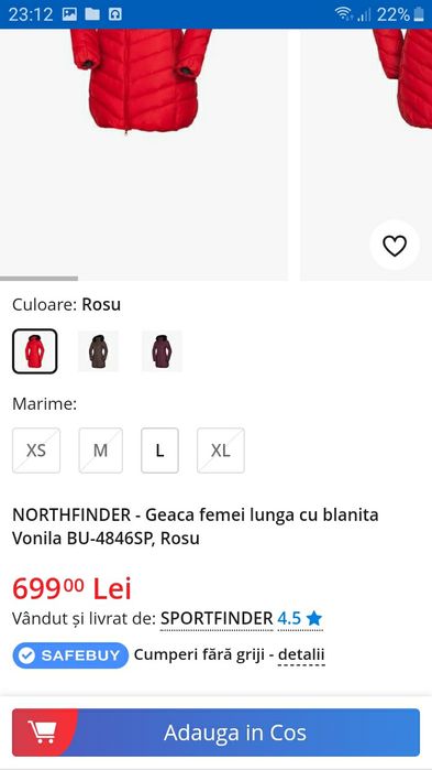 Geaca iarnă Northfinder