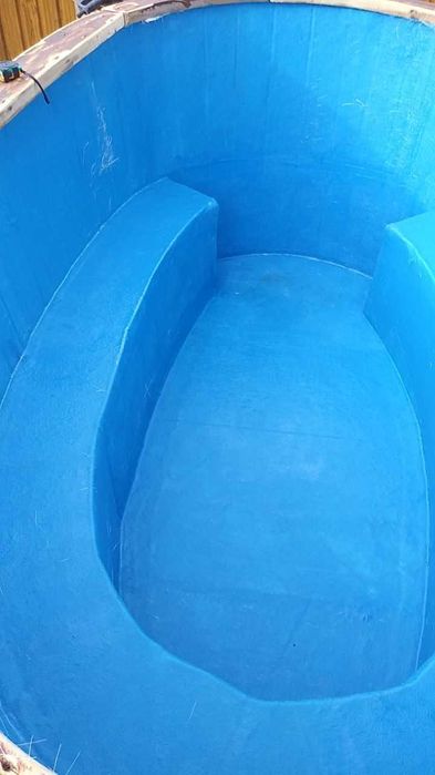 Imbrac (modific) in fibra de sticla ciubar de lemn.