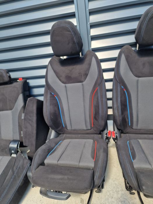 Interior alcantara scaune fata recaro sport cu incalzire bancheta spate  bmw g26 seria 4