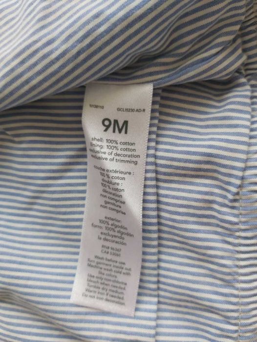 Hăinuțe noi-noute, 9 luni