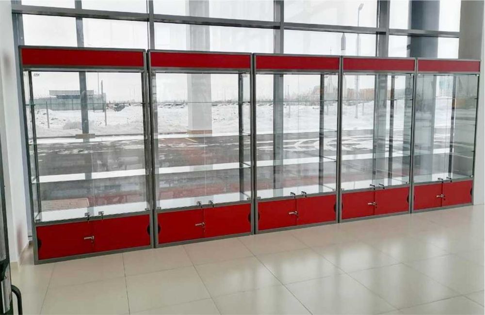 Прилавок витрина, стеклянная, metal oynaly vitrina va prilavkalar