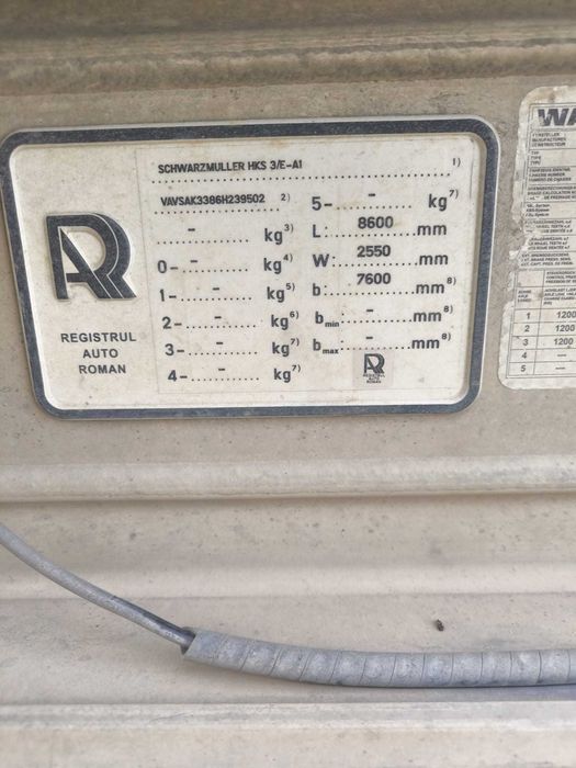 Semiremorca Schwarzmuller 2006