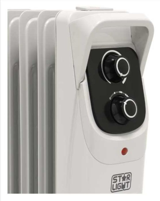 Calorifer electric cu ulei Star-Light YOH9  2000 W  9 elementi 145 x 582 mm, 5 canale ulei, 3 trepte de putere, Termostat reglabil, Indicator luminos