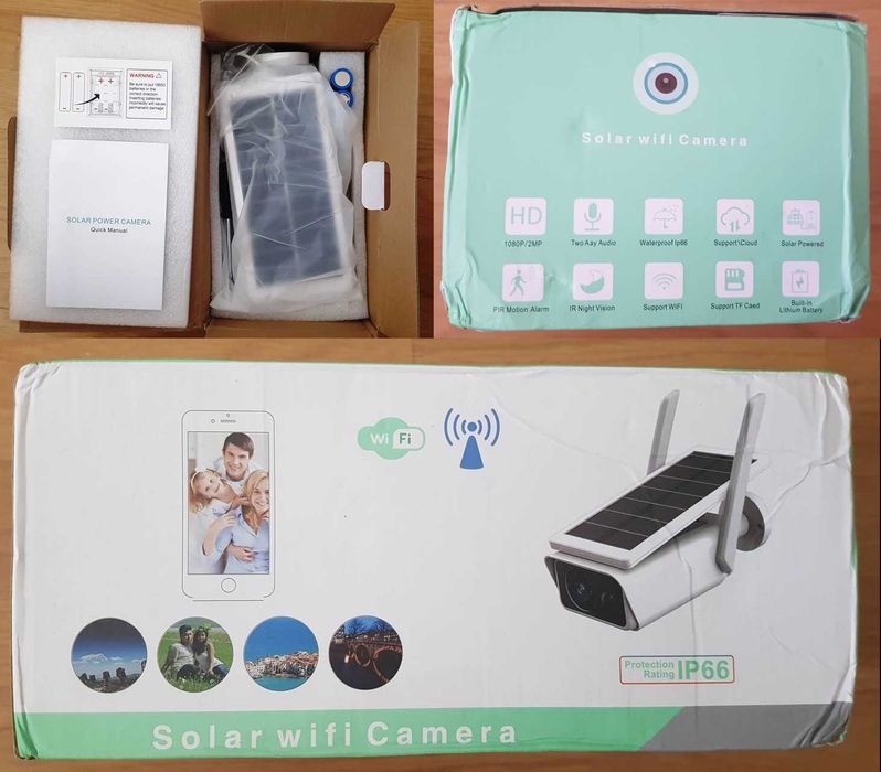 Camera de supraghere HD 1080P Wireless Solara. Noua!