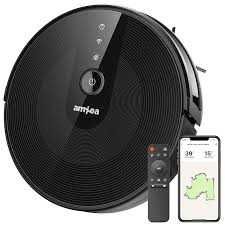 Робот прахосмукачка amXea E37, Wi-Fi, интелигентна памет