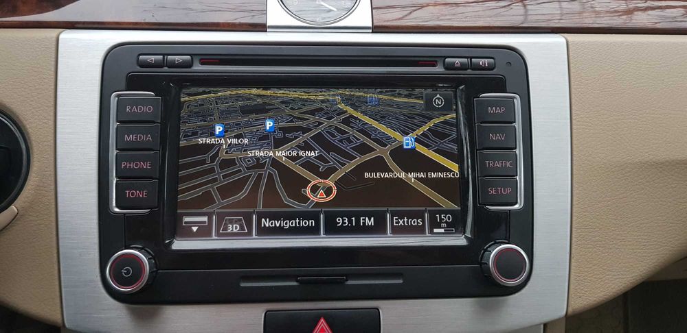 Unitate navigatie RNS 510 vw, meniu limba română+garantie