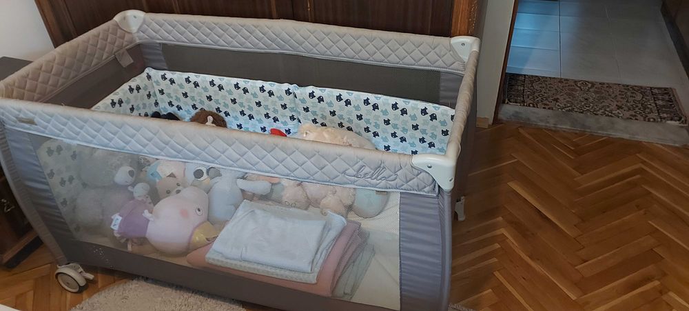 Детска количка, столче за хранене, детска кошарка