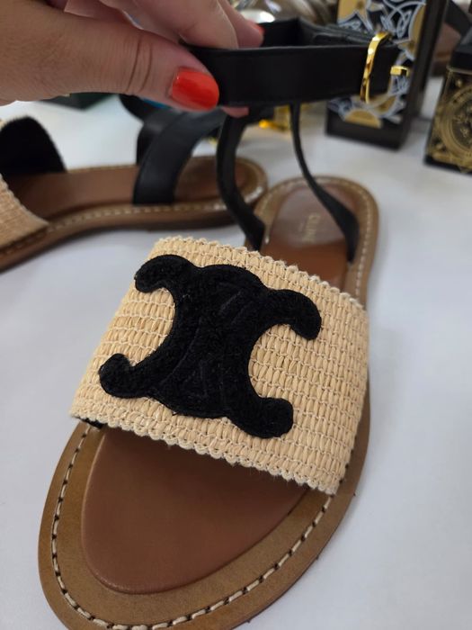 Sandale noi piele Celine
