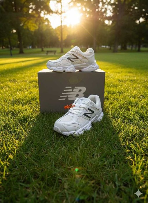 Adidasi NEW Balance 9060 Alb - Adidasi Dama Barbati Premium
