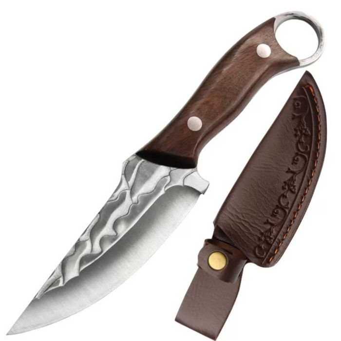 Cutit vanatoare B-SQUL EXPEDITION® 21.5 cm, lama 11.5 cm, teaca piele, full control