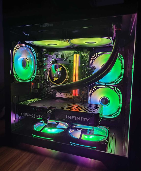 NOU-UNITATE PC SistemGAMING,AMD Ryzen 7 5700,32gb DDR4,RTX 5060,ssd1TB
