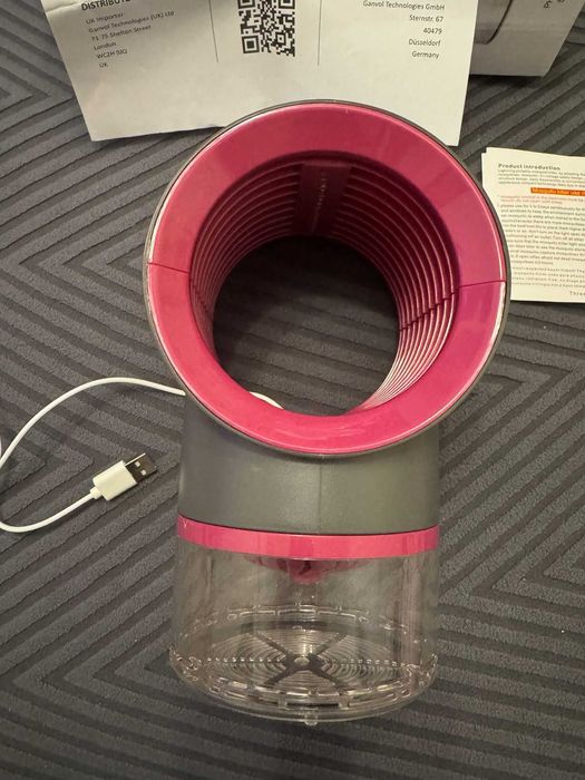 Lampă anti țânțari USB — Ganvol, fără substanțe chimice, nouă