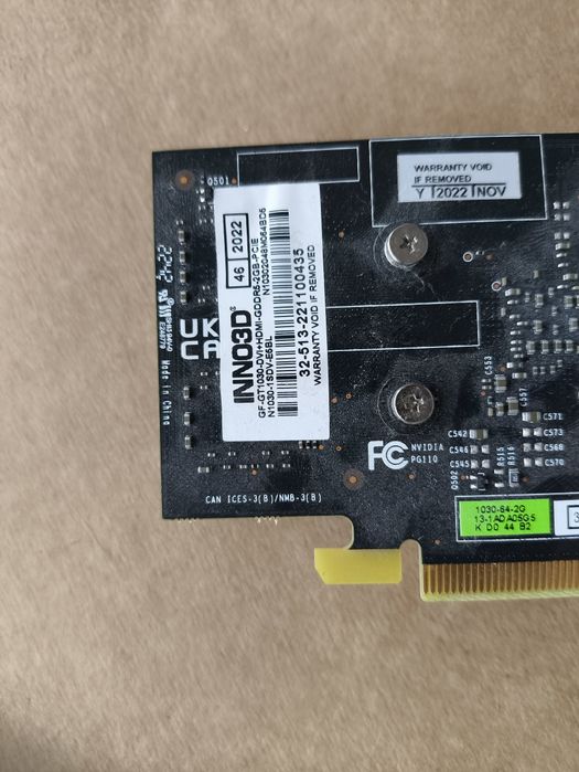 видеокарта 1030 , 2 gb
