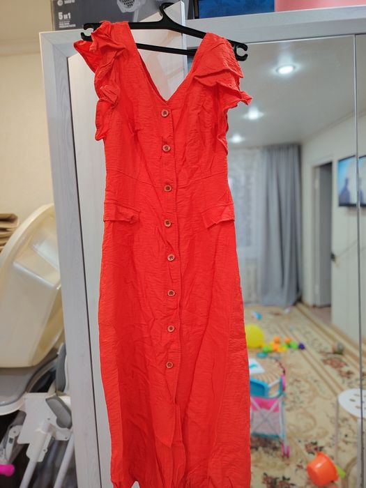 Летний платье яркий цвет модно