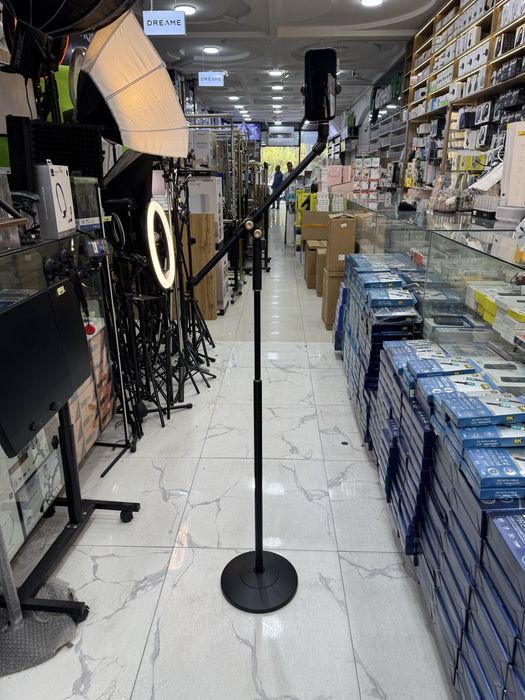 Штатив для телефона вертикальный и горизонтальный с журавлем