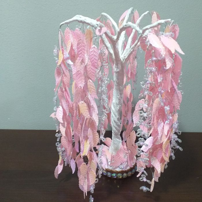 Деревья из бисера