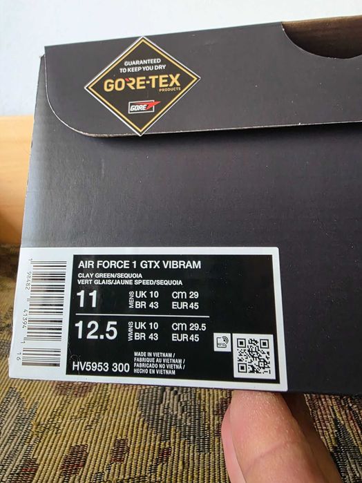 Nike Air Force 1 GTX Vibram izolatie Goretex marime 45 tip HV5953