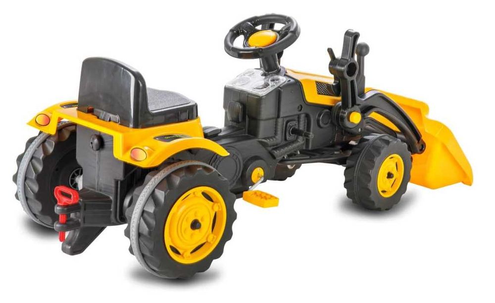 Экскаватор педальный детский Pilsan-07-315 желтый Доставка бесплатно