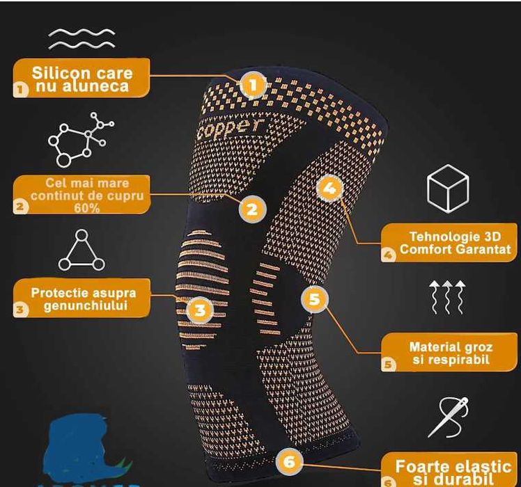 Genunchera Terapeutica cu Fir de Cupru