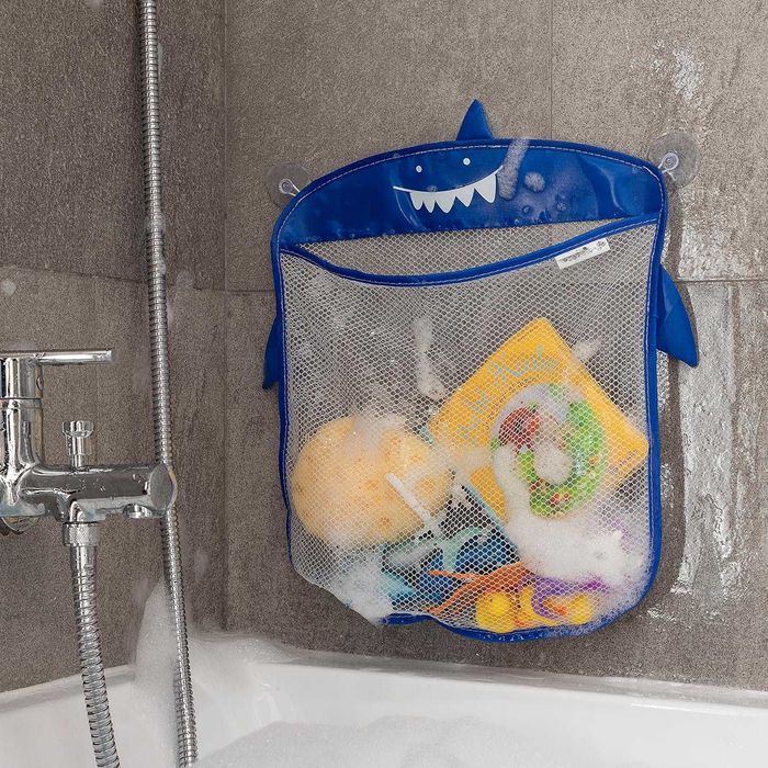 Organizator jucarii de baie copii set 2 bucati cu ventuze impermeabil