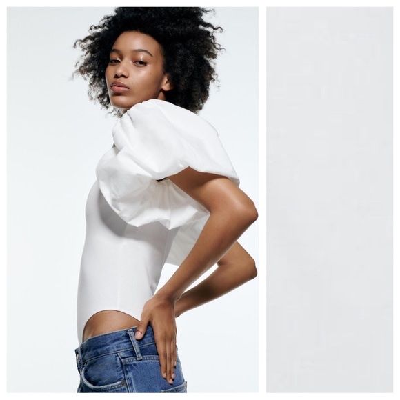 Бяла Тениска - Боди Zara S