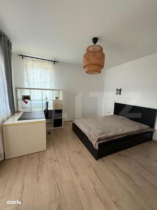 Apartament spatios, 2 camere, 50 mp, parcare inclusa, balcon, zona Som