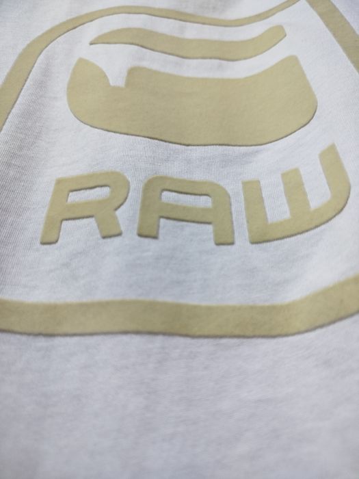 Оригинална тениска G-Star Raw Graphic 3 S  нова мъжка бяла футболка