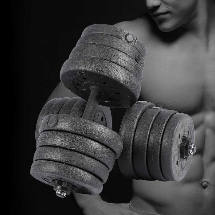 Чисто нови дъмбели 30 кг